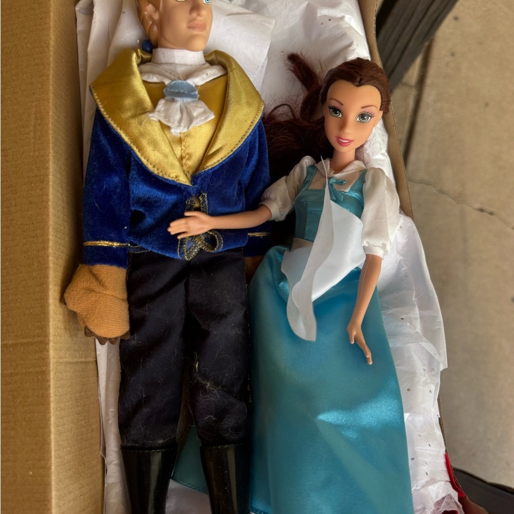 Beauty and the Beast Dolls Set